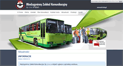 Desktop Screenshot of mzk-kety.pl