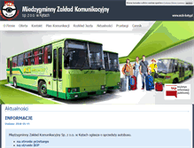 Tablet Screenshot of mzk-kety.pl
